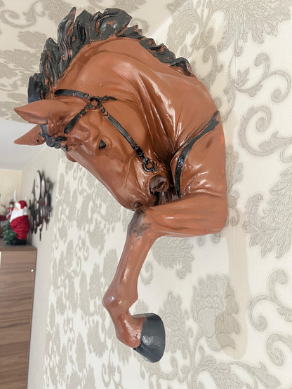 Horse Head Wall Sculpture, Horse Head Wall Decor , Equestrian Wall Decor, Gift For Horse Lovers, Horse Wall Sculpture, Horse Wall Decor