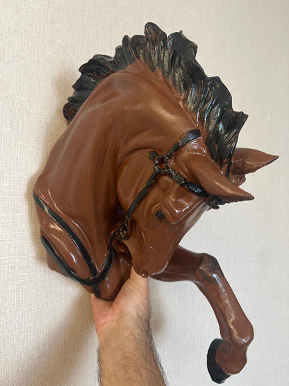 Horse Head Wall Sculpture, Horse Head Wall Decor , Equestrian Wall Decor, Gift For Horse Lovers, Horse Wall Sculpture, Horse Wall Decor
