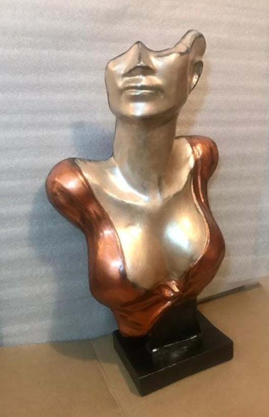 Handmade Abstract Woman Bust, Modern Female Sculpture, Unique Bust Statue, Handmade Female Bust Sculpture, Abstract Woman Statue, Woman Bust