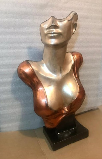 Handmade Abstract Woman Bust, Modern Female Sculpture, Unique Bust Statue, Handmade Female Bust Sculpture, Abstract Woman Statue, Woman Bust