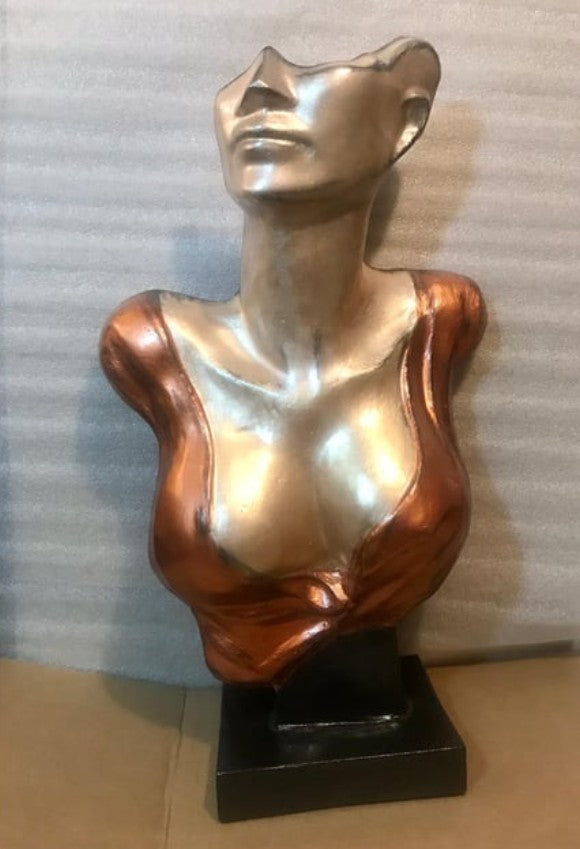 Handmade Abstract Woman Bust, Modern Female Sculpture, Unique Bust Statue, Handmade Female Bust Sculpture, Abstract Woman Statue, Woman Bust