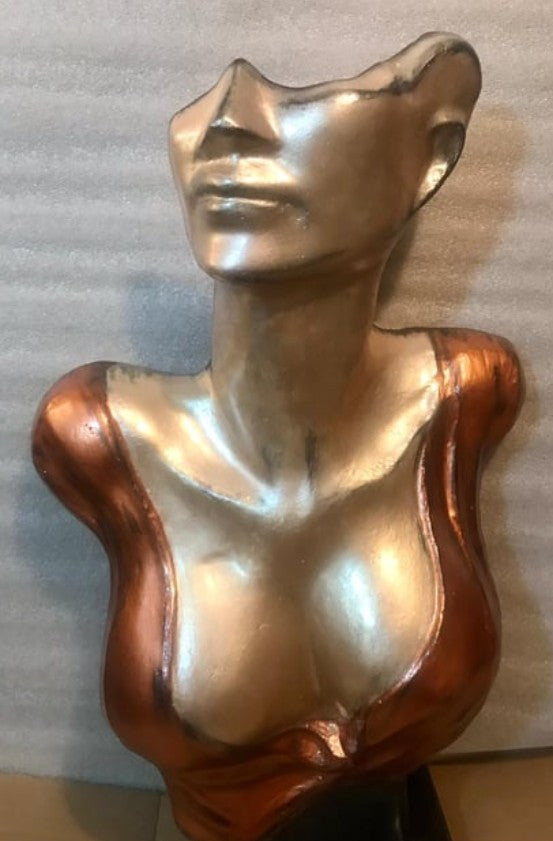 Handmade Abstract Woman Bust, Modern Female Sculpture, Unique Bust Statue, Handmade Female Bust Sculpture, Abstract Woman Statue, Woman Bust