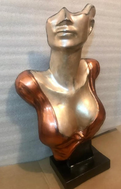 Handmade Abstract Woman Bust, Modern Female Sculpture, Unique Bust Statue, Handmade Female Bust Sculpture, Abstract Woman Statue, Woman Bust