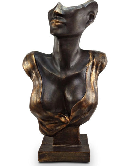 Handmade Abstract Woman Bust, Modern Female Sculpture, Unique Bust Statue, Handmade Female Bust Sculpture, Abstract Woman Statue, Woman Bust
