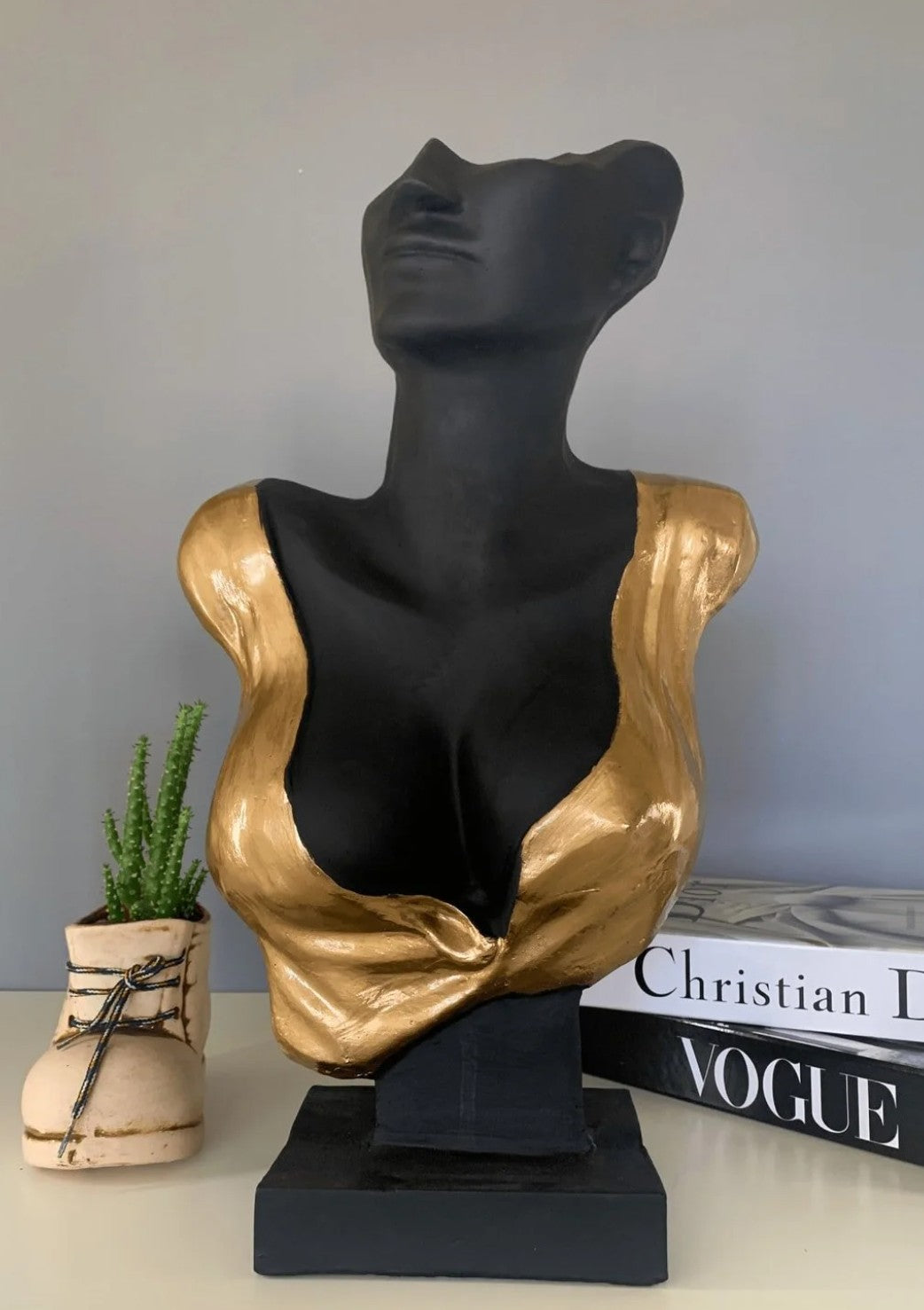 Handmade Abstract Woman Bust, Modern Female Sculpture, Unique Bust Statue, Handmade Female Bust Sculpture, Abstract Woman Statue, Woman Bust
