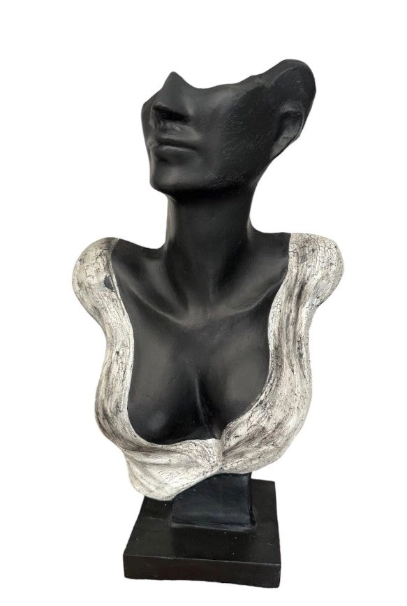 Handmade Abstract Woman Bust, Modern Female Sculpture, Unique Bust Statue, Handmade Female Bust Sculpture, Abstract Woman Statue, Woman Bust
