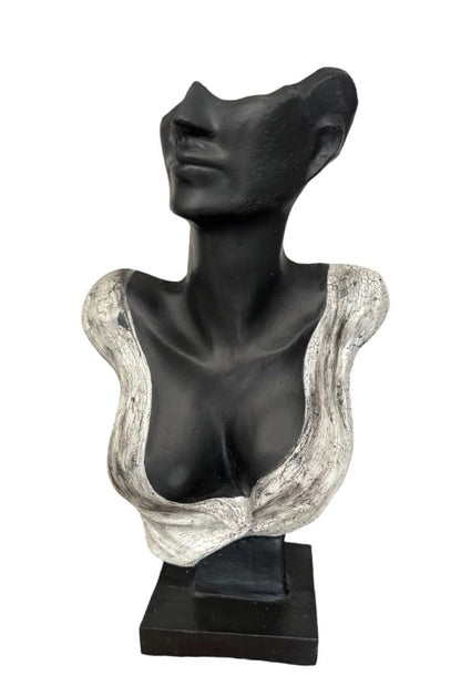 Handmade Abstract Woman Bust, Modern Female Sculpture, Unique Bust Statue, Handmade Female Bust Sculpture, Abstract Woman Statue, Woman Bust