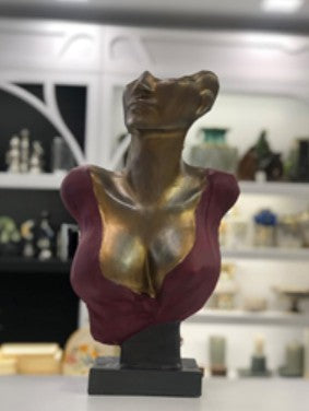 Handmade Abstract Woman Bust, Modern Female Sculpture, Unique Bust Statue, Handmade Female Bust Sculpture, Abstract Woman Statue, Woman Bust