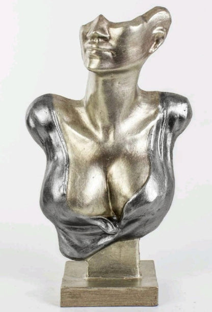 Handmade Abstract Woman Bust, Modern Female Sculpture, Unique Bust Statue, Handmade Female Bust Sculpture, Abstract Woman Statue, Woman Bust