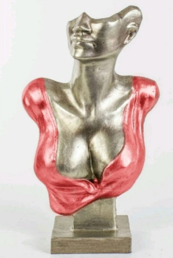 Handmade Abstract Woman Bust, Modern Female Sculpture, Unique Bust Statue, Handmade Female Bust Sculpture, Abstract Woman Statue, Woman Bust