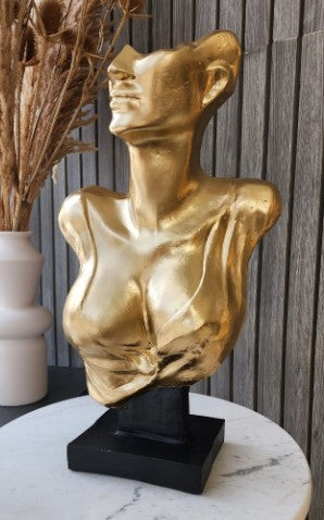Handmade Abstract Woman Bust, Modern Female Sculpture, Unique Bust Statue, Handmade Female Bust Sculpture, Abstract Woman Statue, Woman Bust