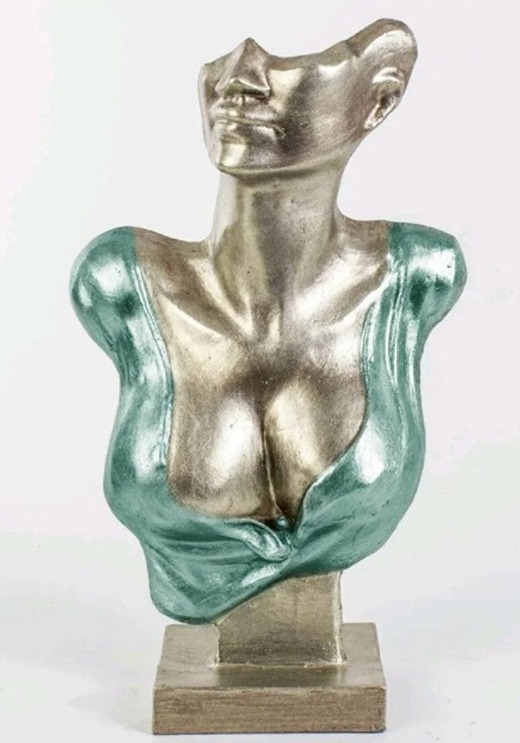 Handmade Abstract Woman Bust, Modern Female Sculpture, Unique Bust Statue, Handmade Female Bust Sculpture, Abstract Woman Statue, Woman Bust