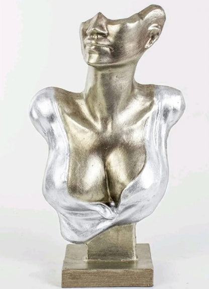 Handmade Abstract Woman Bust, Modern Female Sculpture, Unique Bust Statue, Handmade Female Bust Sculpture, Abstract Woman Statue, Woman Bust