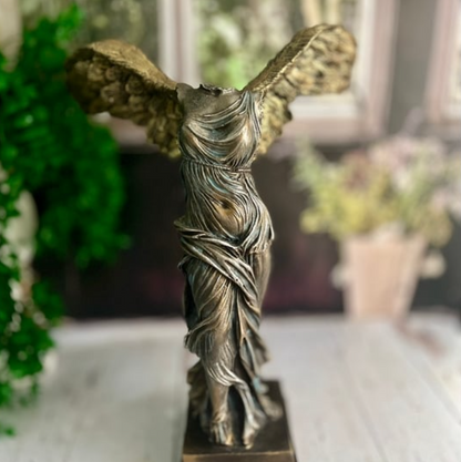 Handmade Winged Victory of Samothrace Statue, Greek Goddess Sculpture, Handmade Victory of Samothrace Sculpture, Victory of Samothrace Decor