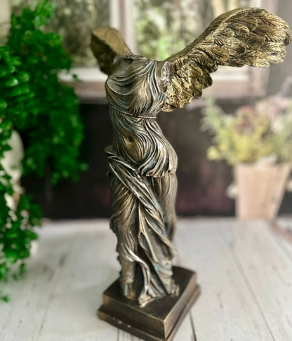 Handmade Winged Victory of Samothrace Statue, Greek Goddess Sculpture, Handmade Victory of Samothrace Sculpture, Victory of Samothrace Decor