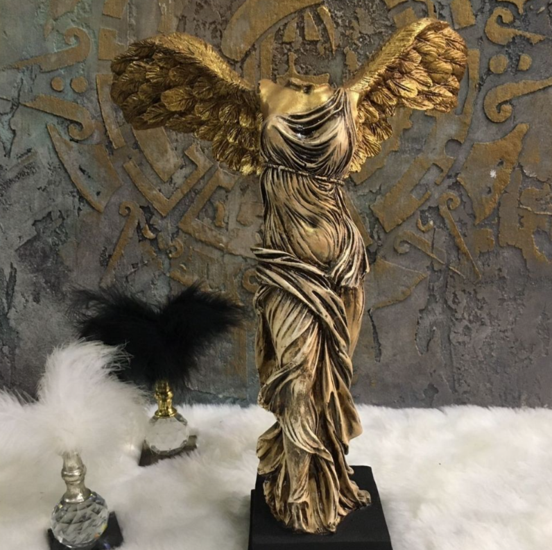 Handmade Winged Victory of Samothrace Statue, Greek Goddess Sculpture, Handmade Victory of Samothrace Sculpture, Victory of Samothrace Decor