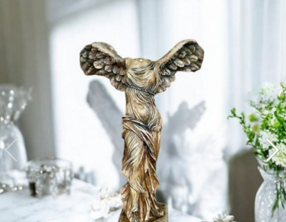Handmade Winged Victory of Samothrace Statue, Greek Goddess Sculpture, Handmade Victory of Samothrace Sculpture, Victory of Samothrace Decor