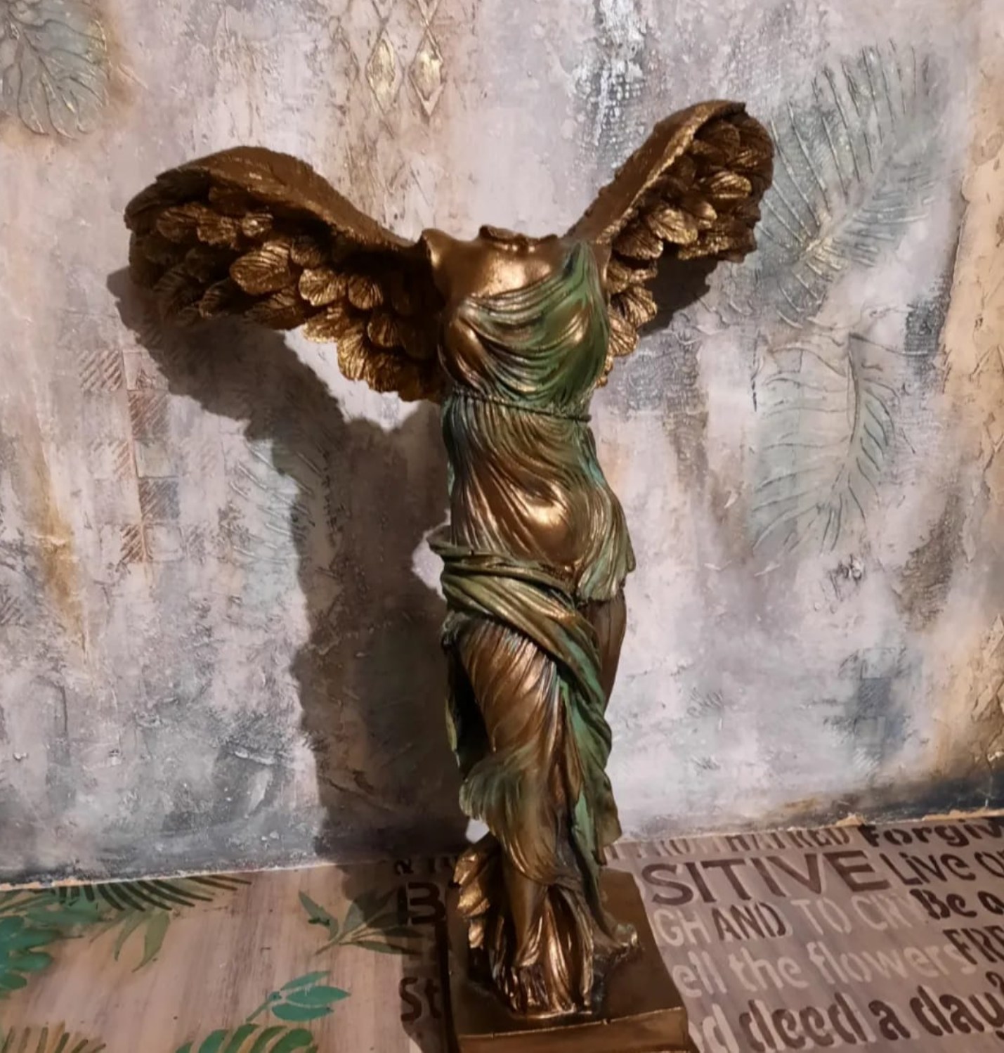 Handmade Winged Victory of Samothrace Statue, Greek Goddess Sculpture, Handmade Victory of Samothrace Sculpture, Victory of Samothrace Decor