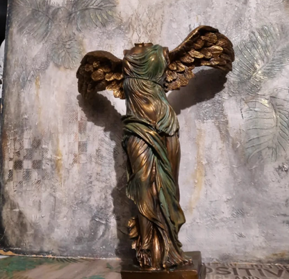 Handmade Winged Victory of Samothrace Statue, Greek Goddess Sculpture, Handmade Victory of Samothrace Sculpture, Victory of Samothrace Decor