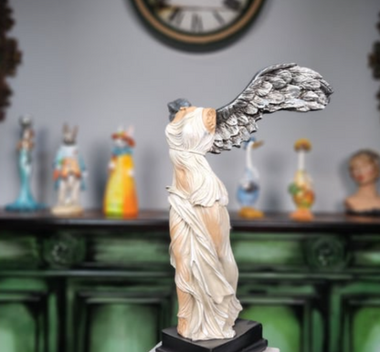Handmade Winged Victory of Samothrace Statue, Greek Goddess Sculpture, Handmade Victory of Samothrace Sculpture, Victory of Samothrace Decor