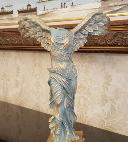 Handmade Winged Victory of Samothrace Statue, Greek Goddess Sculpture, Handmade Victory of Samothrace Sculpture, Victory of Samothrace Decor