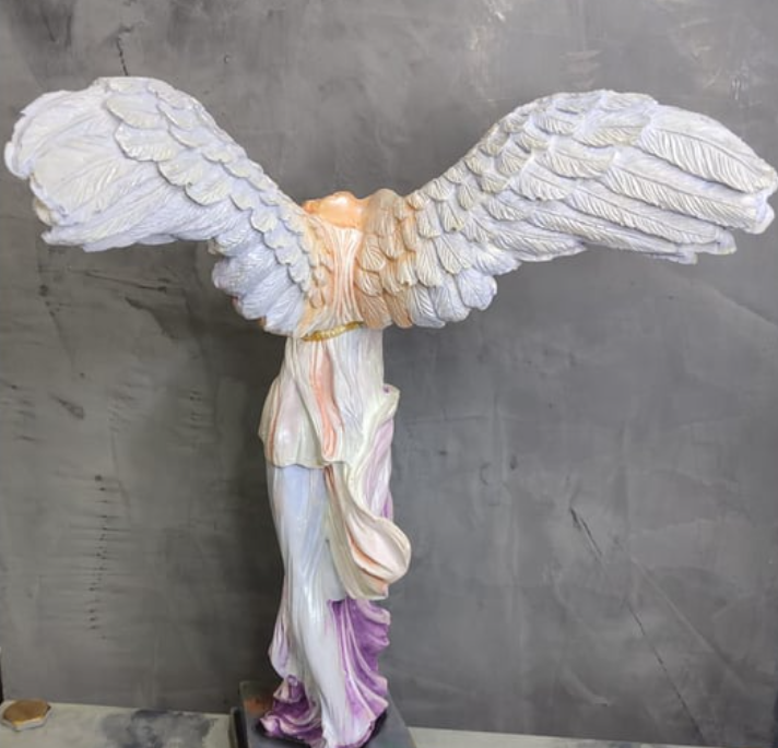 Handmade Winged Victory of Samothrace Statue, Greek Goddess Sculpture, Handmade Victory of Samothrace Sculpture, Victory of Samothrace Decor