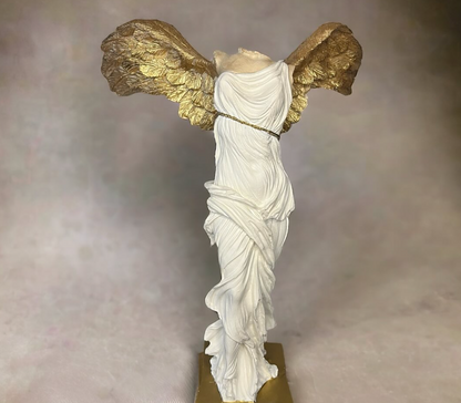 Handmade Winged Victory of Samothrace Statue, Greek Goddess Sculpture, Handmade Victory of Samothrace Sculpture, Victory of Samothrace Decor