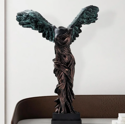 Handmade Winged Victory of Samothrace Statue, Greek Goddess Sculpture, Handmade Victory of Samothrace Sculpture, Victory of Samothrace Decor