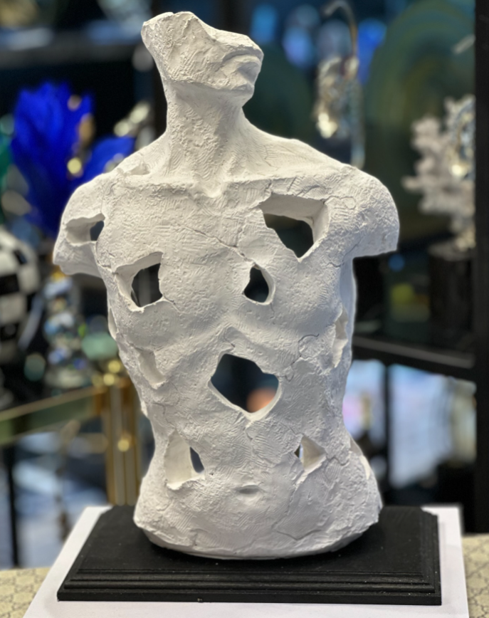 Handmade Abstract Male Statue, Modern Art Sculpture, Handmade Male Torso Decor, Handmade Male Torso Statue, Abstract Sculpture Decor