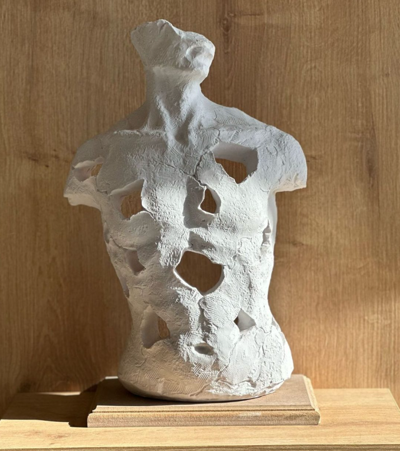 Handmade Abstract Male Statue, Modern Art Sculpture, Handmade Male Torso Decor, Handmade Male Torso Statue, Abstract Sculpture Decor