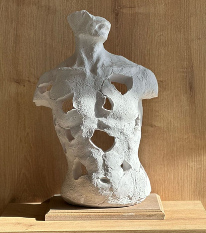 Handmade Abstract Male Statue, Modern Art Sculpture, Handmade Male Torso Decor, Handmade Male Torso Statue, Abstract Sculpture Decor