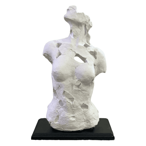 Handmade Abstract Female Statue, Modern Art Sculpture, Handmade Female Torso Decor, Handmade Female Torso Statue, Abstract Torso Statue