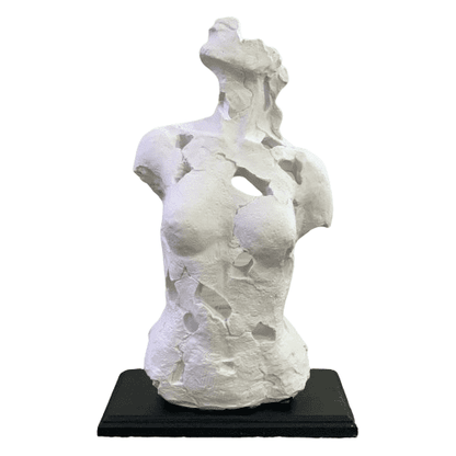 Handmade Abstract Female Statue, Modern Art Sculpture, Handmade Female Torso Decor, Handmade Female Torso Statue, Abstract Torso Statue