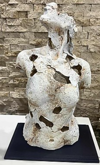 Handmade Abstract Female Statue, Modern Art Sculpture, Handmade Female Torso Decor, Handmade Female Torso Statue, Abstract Torso Statue
