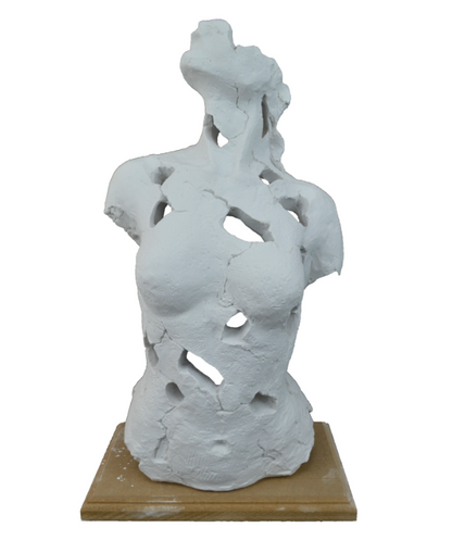 Handmade Abstract Female Statue, Modern Art Sculpture, Handmade Female Torso Decor, Handmade Female Torso Statue, Abstract Torso Statue