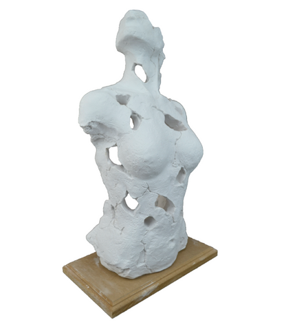Handmade Abstract Female Statue, Modern Art Sculpture, Handmade Female Torso Decor, Handmade Female Torso Statue, Abstract Torso Statue