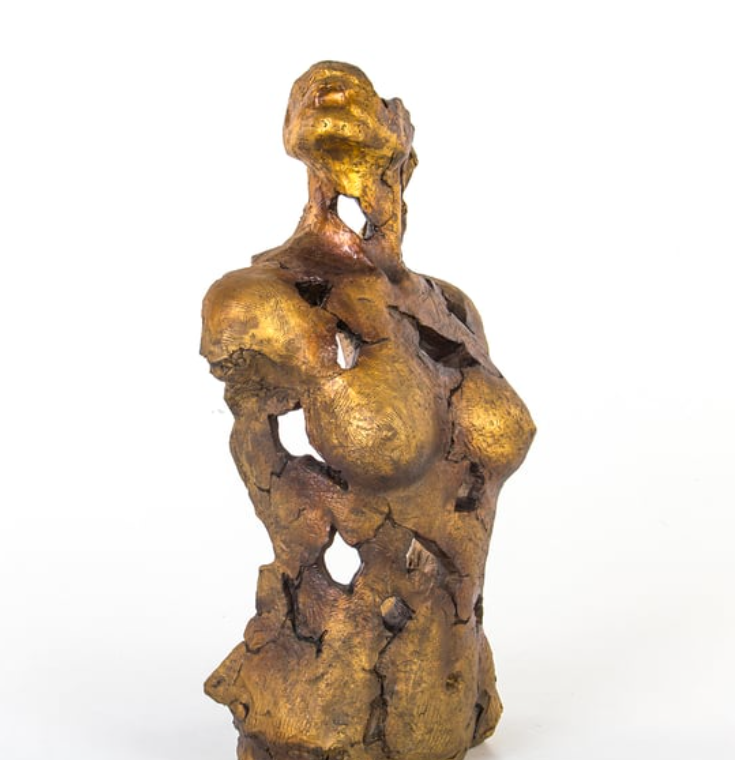 Handmade Abstract Female Statue, Modern Art Sculpture, Handmade Female Torso Decor, Handmade Female Torso Statue, Abstract Torso Statue