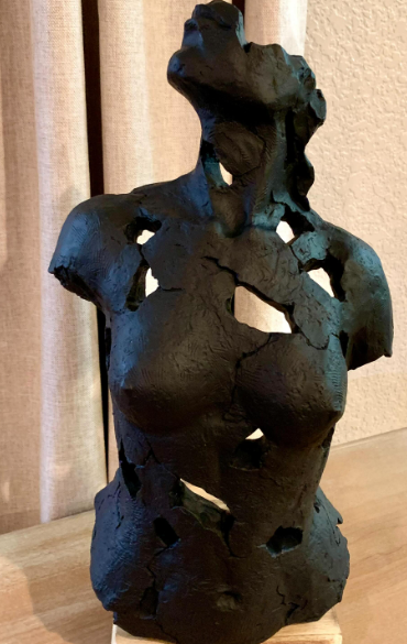 Handmade Abstract Female Statue, Modern Art Sculpture, Handmade Female Torso Decor, Handmade Female Torso Statue, Abstract Torso Statue
