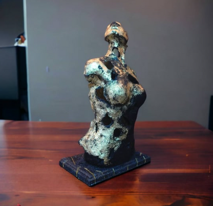 Handmade Abstract Female Statue, Modern Art Sculpture, Handmade Female Torso Decor, Handmade Female Torso Statue, Abstract Torso Statue