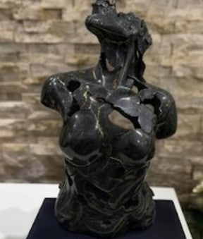 Handmade Abstract Female Statue, Modern Art Sculpture, Handmade Female Torso Decor, Handmade Female Torso Statue, Abstract Torso Statue