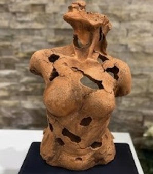 Handmade Abstract Female Statue, Modern Art Sculpture, Handmade Female Torso Decor, Handmade Female Torso Statue, Abstract Torso Statue