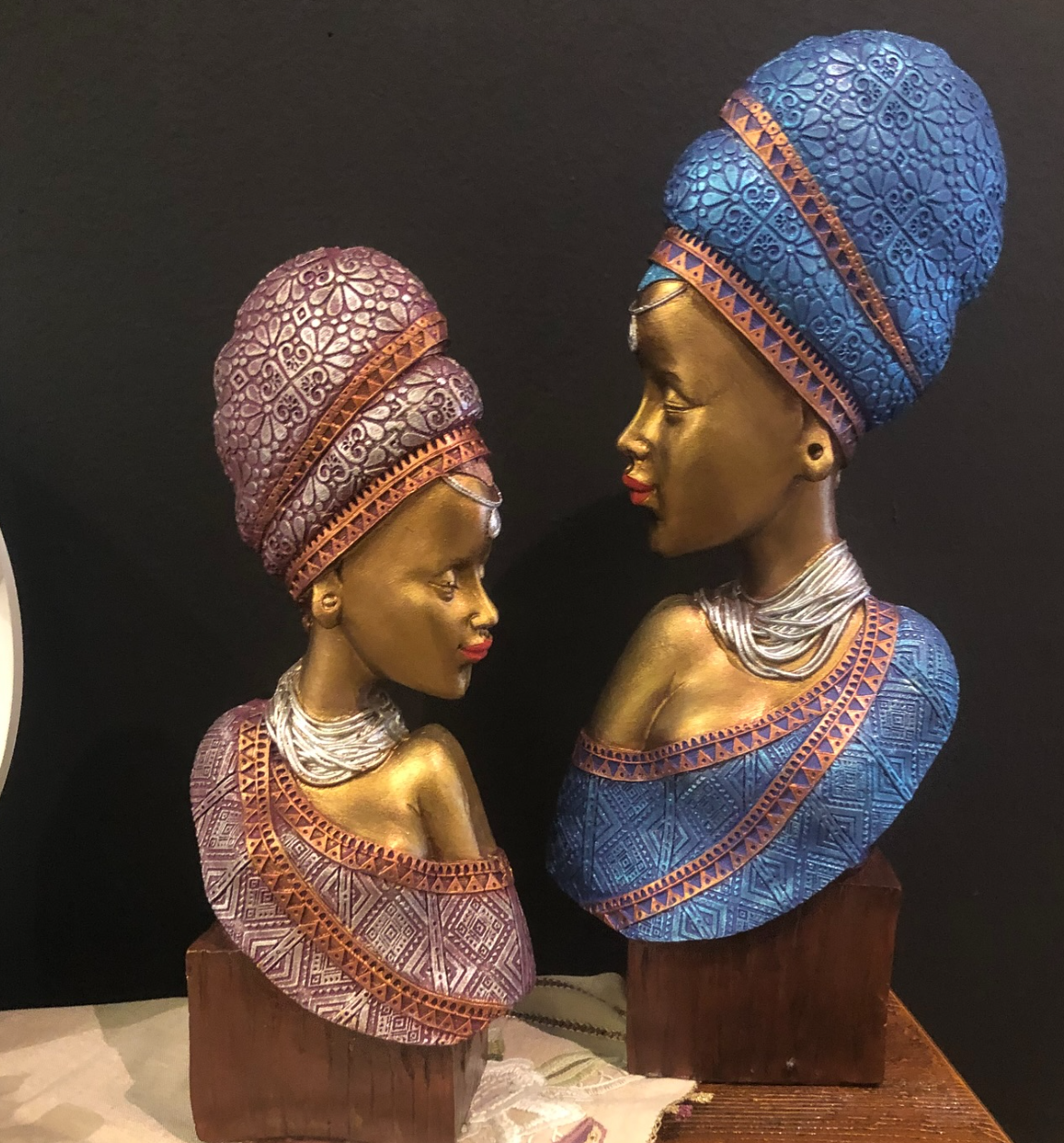 African Woman Bust Sculpture, Traditional African Art Decor, African Woman Sculpture, Ethnic Style Sculpture, Traditional African Decor, African Woman Statue