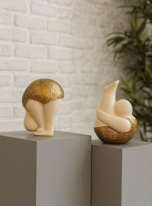 Handmade Abstract Gymnast Decor, Modern Gymnast Sculpture, Artistic Gymnast Statue, Handmade Gymnast Statue, Handmade Abstract Gymnast Decor