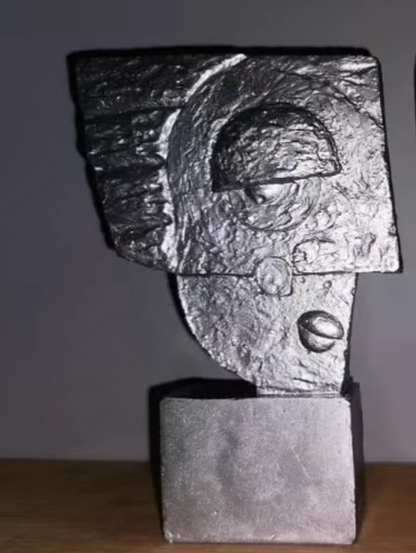 Picasso Face Statue, Picasso Style Face Statue, Abstract Face Statue, Picasso Statue, Artistic Head Sculpture, Picasso Style Statue