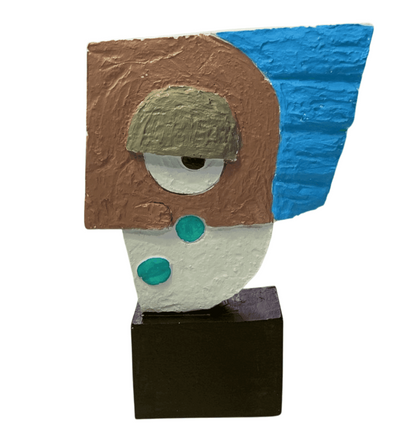 Picasso Face Statue, Picasso Style Face Statue, Abstract Face Statue, Picasso Statue, Artistic Head Sculpture, Picasso Style Statue