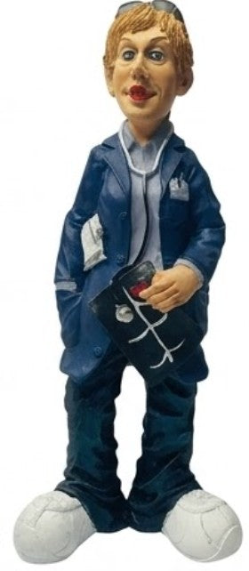 Handmade Doctor Figurine, Funny Medical Decor Statue, Polyester Doctor Gift Clinic Office Decoration