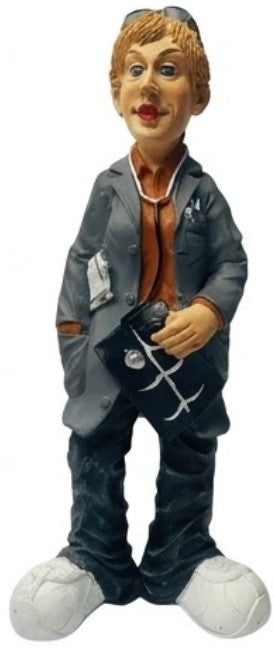 Handmade Doctor Figurine, Funny Medical Decor Statue, Polyester Doctor Gift Clinic Office Decoration