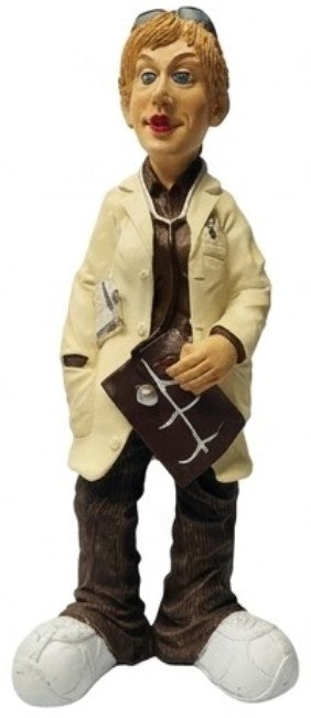 Handmade Doctor Figurine, Funny Medical Decor Statue, Polyester Doctor Gift Clinic Office Decoration