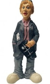 Handmade Doctor Figurine, Funny Medical Decor Statue, Polyester Doctor Gift Clinic Office Decoration