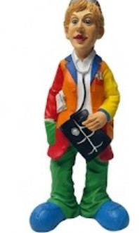 Handmade Doctor Figurine, Funny Medical Decor Statue, Polyester Doctor Gift Clinic Office Decoration